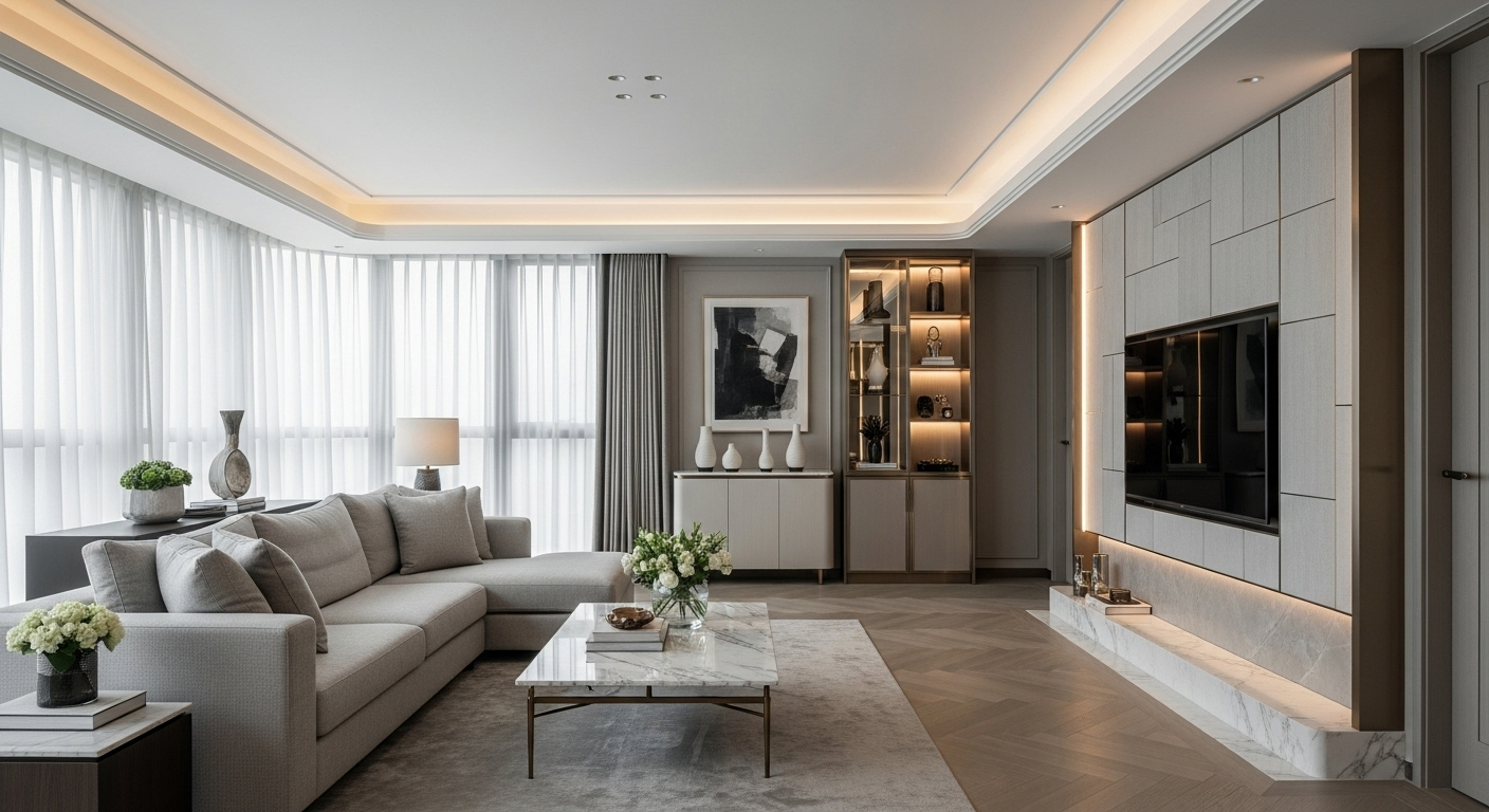 輕奢｜全屋翻新（質感＋收納）