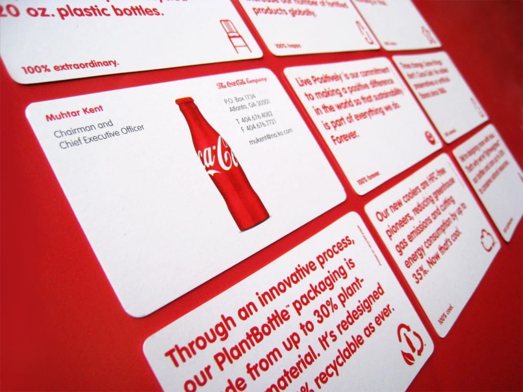 Coca-Cola, 卡片