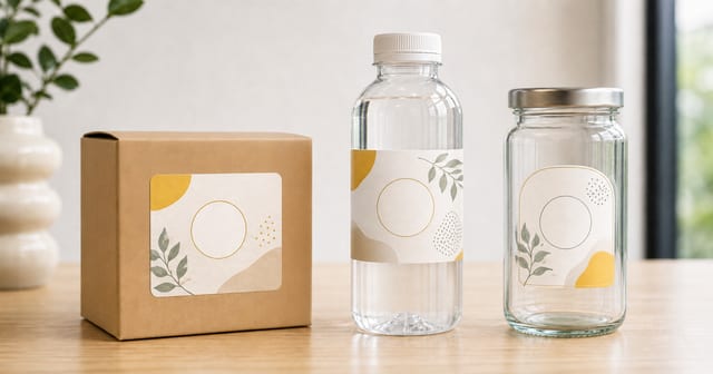 Choosing Sticker Material for Boxes, Bottles & Jars: **Start With the Surface**
