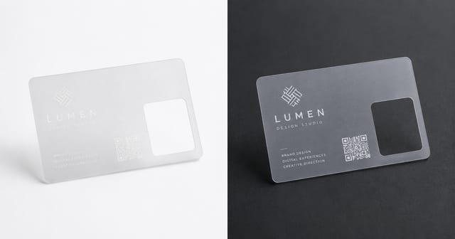 半透明白墨卡片邊啲位要托白？用深淺背景測 Logo、細字同 QR Code