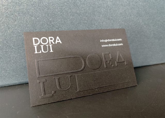 How to Print White on **Black Business Cards**