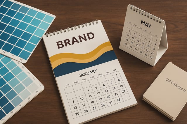 Custom Branded Calendars: **365 Days of Brand Exposure**