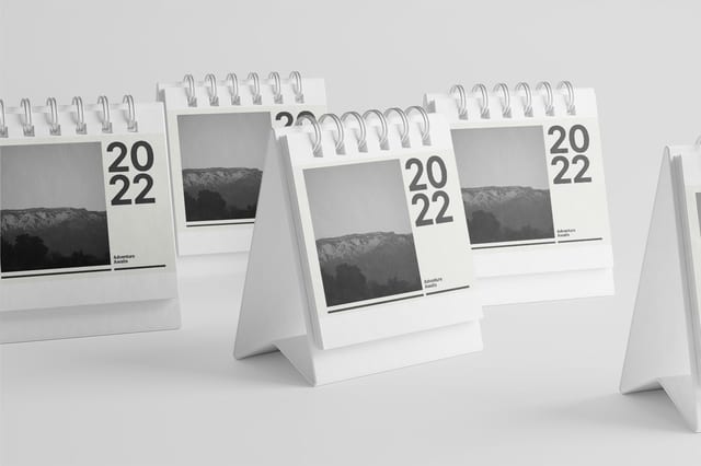 How to Make a Desk Calendar in Canva: **From Design to Finished Print**
