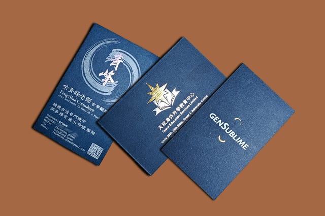 Blue Cardstock Business Cards That **Break the Ordinary**