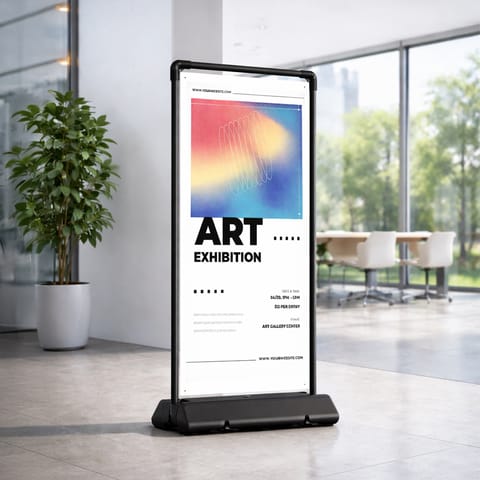 高質注水門型展架